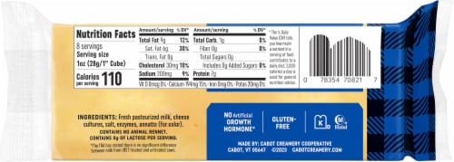 Cabot® Vermont Extra Sharp Cheddar Cheese Perspective: back