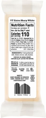 Cabot® Extra Sharp Cheddar Cheese Perspective: back