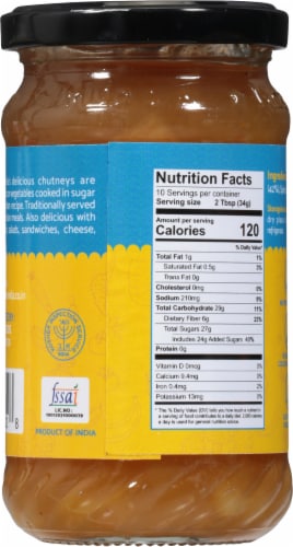 Mida's® Major Grey's Mango Chutney Perspective: back