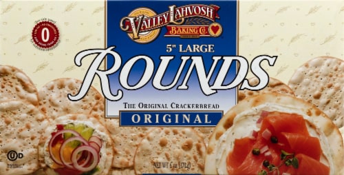 Valley Lahvosh Original Large Cracker Bread Rounds Perspective: back