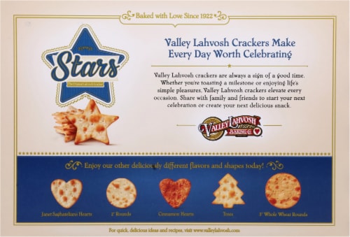 Valley Lahvosh Baking Co® Stars Original Crackerbread Perspective: back