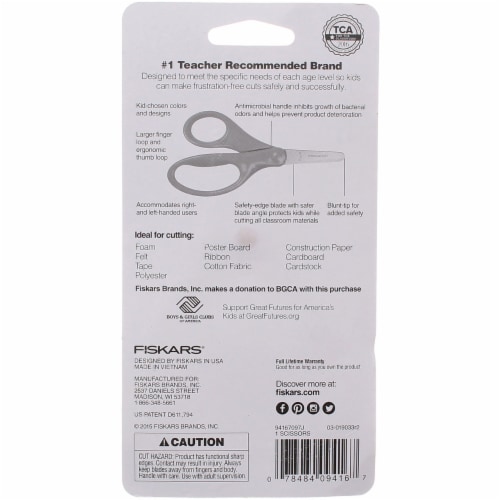 Fiskars® Kids Blunt Tip Safety Edge Scissors Perspective: back