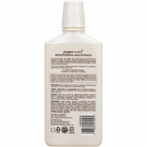 Jason Power Smile Mouthwash Perspective: back