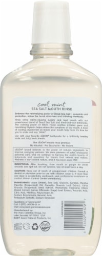 Jason Total Protection Cool MInt Sea Salt Mouth Rinse Perspective: back
