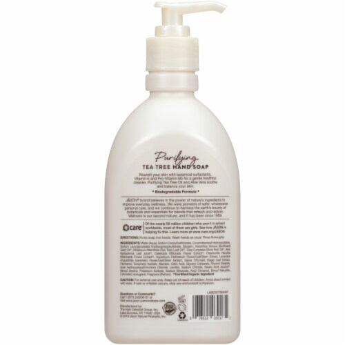 Jason® Tea Tree Satin Soap Perspective: back