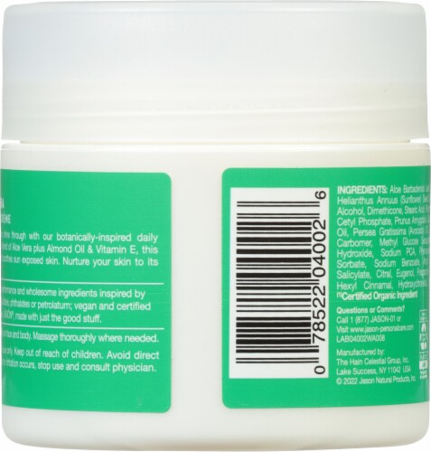 Jason® Soothing Aloe Vera Moisturizing Creme Perspective: back
