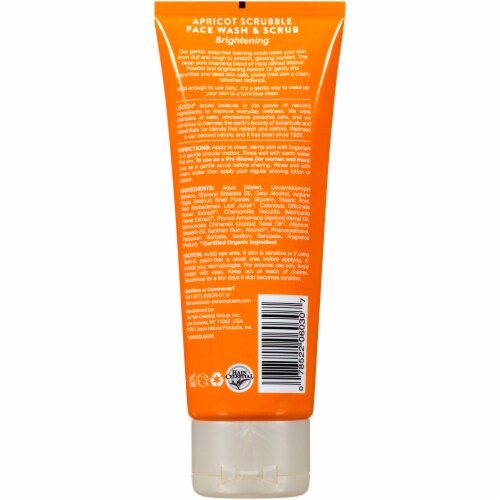 Jason Apricot Scrubble Facial Wash & Scrub Perspective: back