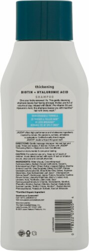 Jason® Thicken & Restore Biotin + Hyaluronic Acid Shampoo Perspective: back