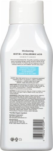 Jason® Thicken & Restore Biotin + Hyaluronic Acid Conditioner Perspective: back