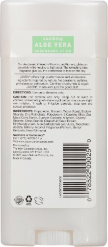 Jason Aloe Vera Deodorant Stick Perspective: back