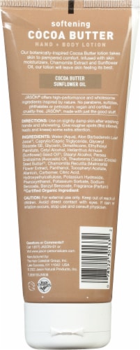 Jason® Softening Cocoa Butter Hand & Body Lotion Perspective: back
