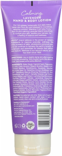 Jason Calming Lavender Hand & Body Lotion Perspective: back