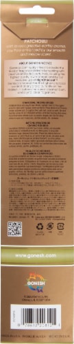 Gonesh® Extra Rich Collection Patchouli Incense Sticks Perspective: back
