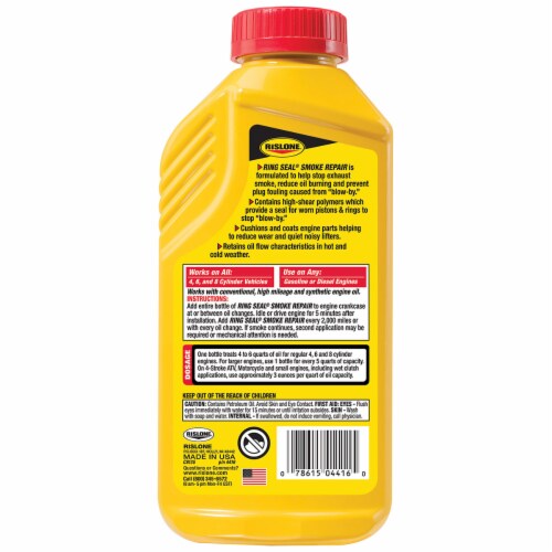 Rislone® High Mileage Ring Seal® Smoke Repair Perspective: back