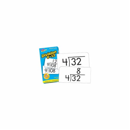Skill Drill Flash Cards, Division, 3 x 6, Black and White, 91/Pack