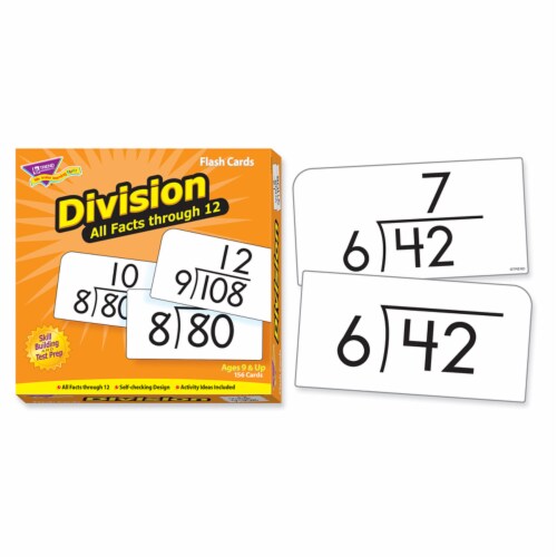 Trend Division all facts through 12 Flash Cards - Theme/Subject: Learning - Skill Learning: Division - 156 Pieces - 9+ - 156 / Box
