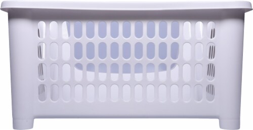 Starplast Stacking Bin - White Perspective: back
