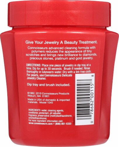 Connoisseurs® Fine Jewelry Cleaner Perspective: back