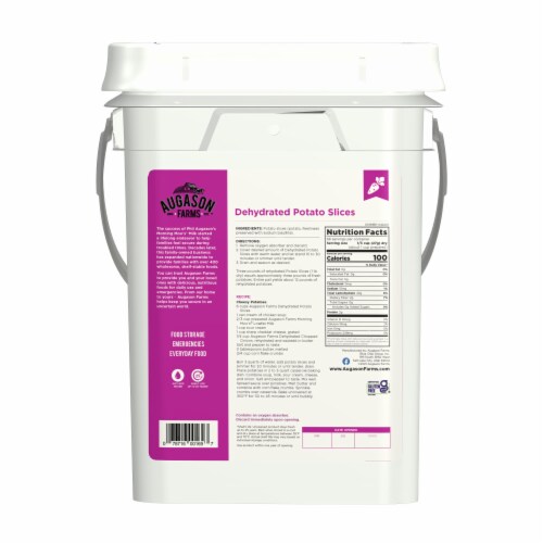 Augason Farms Dehydrated Potato Slices - 4 lb Perspective: back