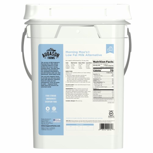 Augason Farms Morning Moo's® Lowfat Milk Alternative Perspective: back
