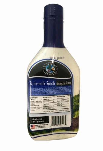 California Classics Buttermilk Ranch Dressing Perspective: back