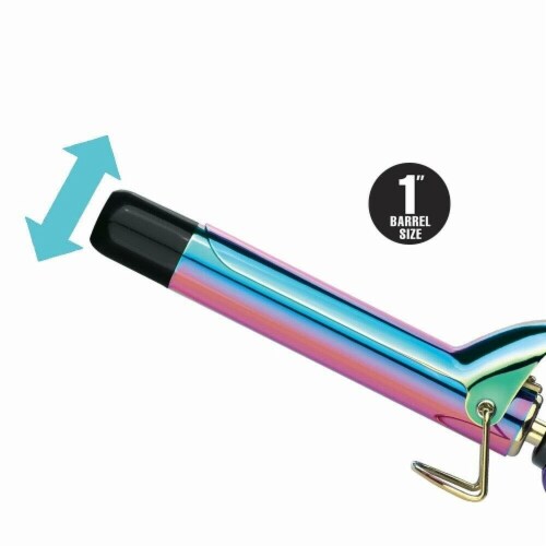 Rainbow gold curling iron deals