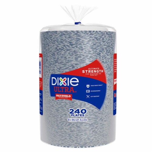 Dixie Ultra Paper Plate, 8.5 (240 Count) Perspective: back