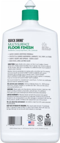 Holloway House Quick Shine Multi-Surface Floor Finish Perspective: back