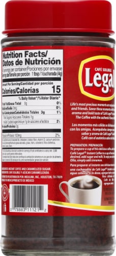 Cafe Legal® Instant Coffee Perspective: back
