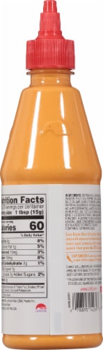 Lee Kum Kee Sriracha Mayo Sauce Perspective: back