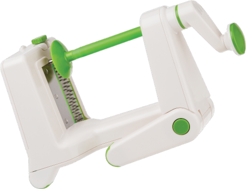 Progressive® Vegetable Spiralizer - Green/White Perspective: back