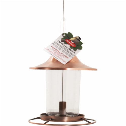 Perky-Pet Copper Panorama Bird Feeder Perspective: back