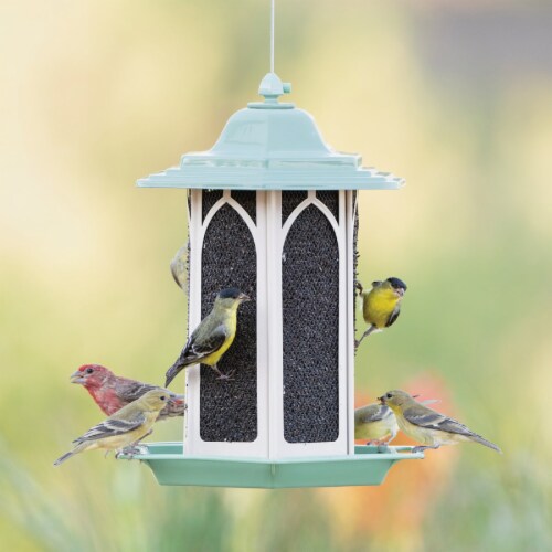 Woodstream Gilded Chalet Gazebo Bird Feeder Perspective: back