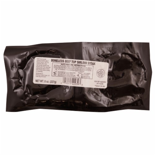 Great American Boneless Beef Top Sirloin Steaks Perspective: back