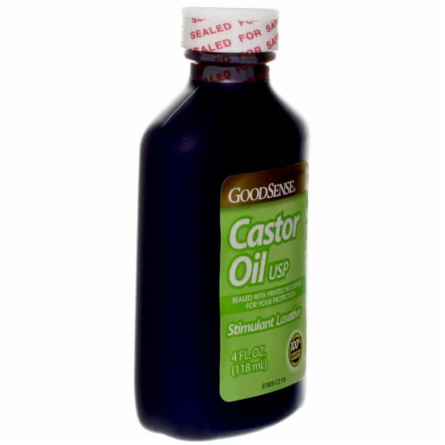 GoodSense Castor Oil, 4 fl oz Perspective: back