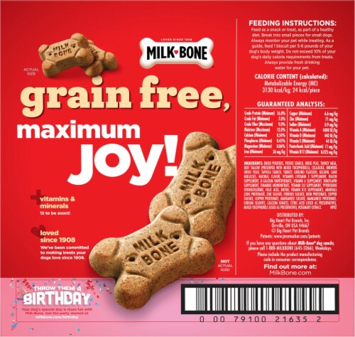 Milk Bone Grain Free Small Biscuit Dog Treats 9 lb Harris Teeter