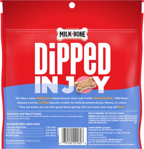 Milk-Bone® Dipped Vanilla Yogurt Dog Treats Perspective: back