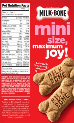 Milk-Bone™ Mini's Dog Biscuits Perspective: back