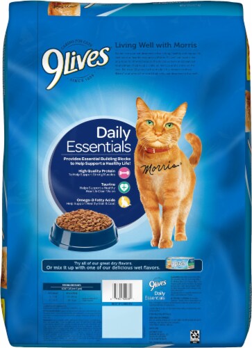 9Lives Daily Essentials Dry Cat Food Perspective: back