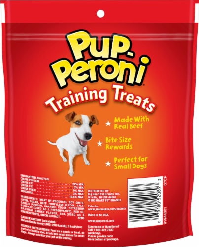 Pupperoni Training Treats Perspective: back