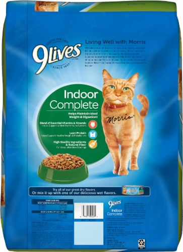9Lives® Indoor Complete Dry Cat Food Perspective: back