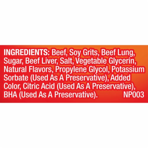 Pup-Peroni Original Beef Recipe Dog Treats Perspective: back