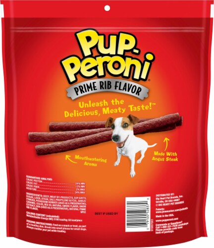 Pup-Peroni Prime Rib Flavor Dog Snacks Perspective: back