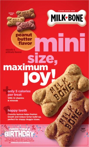 Milk-Bone® Peanut Butter Three Flavor Variety Mini Dog Treats Perspective: back