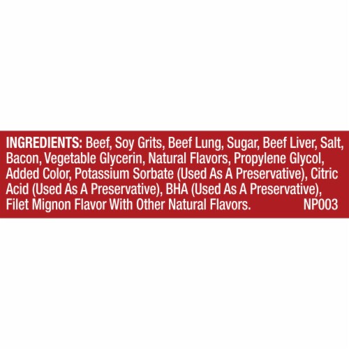 Pup-Peroni Filet Mignon & Bacon Flavor Dog Treats Perspective: back