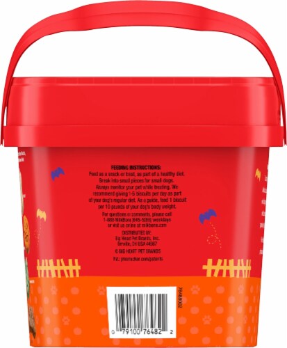 Milk-Bone® Spooky Biscuits Halloween Pail Dog Treats Perspective: back