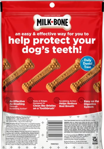 Milk-Bone® Brushing Chew® Dog Treats Perspective: back