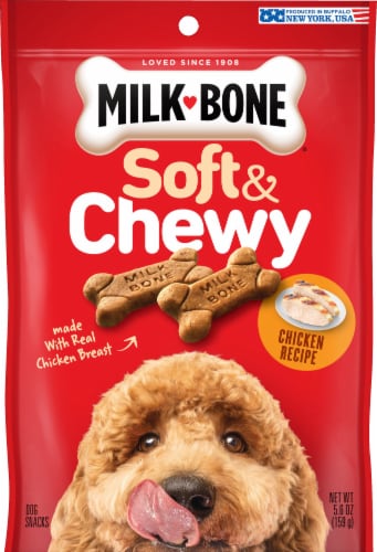 Milk-Bone Soft And Chewy Dog Treats, Chicken Recipe With Chicken Breast Perspective: back