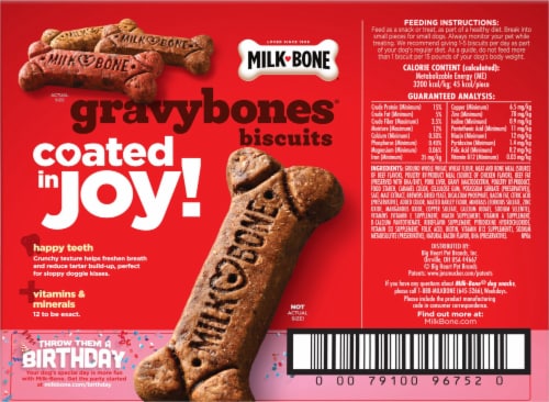 Milk-Bone® Gravy Bone Medium Dog Treats Perspective: back