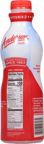 Anderson™ Vitamin D Whole Milk Perspective: back